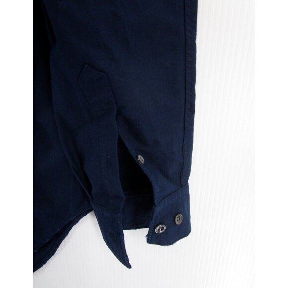 Zadig & Voltaire Shirt Medium Button Up Distressed Frayed Preppy 40 - Picture 3 of 11